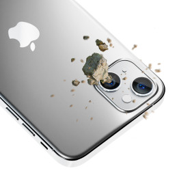 3mk Lens Protection Pro fotoaparato dangtelis, skirtas iPhone 14 Plus – sidabrinis