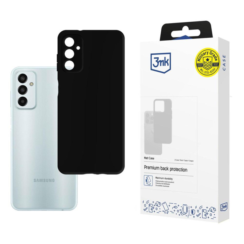 3mk matinis dėklas, skirtas Samsung Galaxy M13 4G – juodas