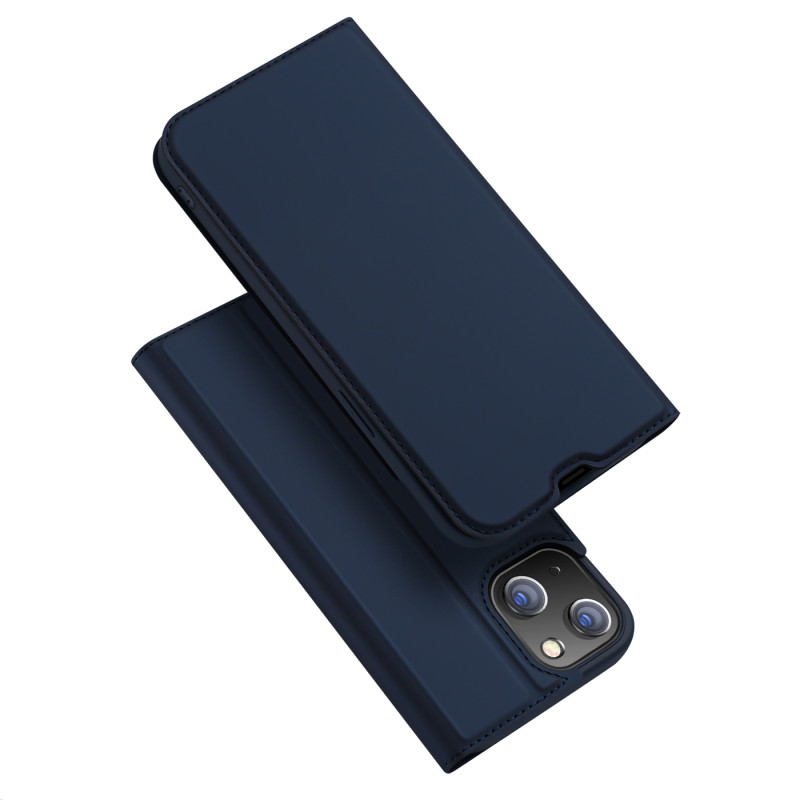 Dux Ducis Skin Pro dėklo dėklo dangtelis su atvartu iPhone 14/ 13 mėlynas