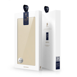Dux Ducis Skin Pro dėklo dėklo dangtelis su atvartu iPhone 14/ 13 aukso
