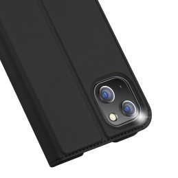 Dux Ducis Skin Pro dėklo dėklo dangtelis su atvartu iPhone 14 Plus juodas
