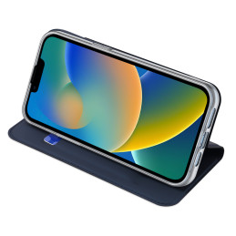 Dux Ducis Skin Pro dėklo dėklo dangtelis su atvartu iPhone 14 Plus mėlynas