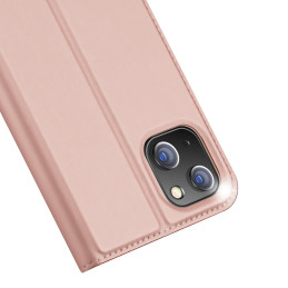 Dux Ducis Skin Pro dėklo dėklo dangtelis su atvartu iPhone 14 Plus rožinis