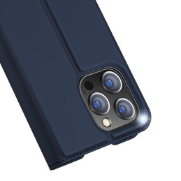 Dux Ducis Skin Pro dėklo dėklo dangtelis su atvartu iPhone 14 Pro mėlynas