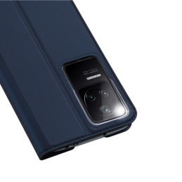 Dux Ducis Skin Pro dėklo dėklo dangtelis su atvartu Xiaomi Poco F4 5G mėlyna