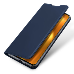 Dux Ducis Skin Pro dėklo dėklo dangtelis su atvartu Xiaomi Poco F4 5G mėlyna