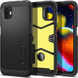 Spigen Tough Armor dėklas, skirtas Samsung Galaxy XCover 6 Pro - juodas