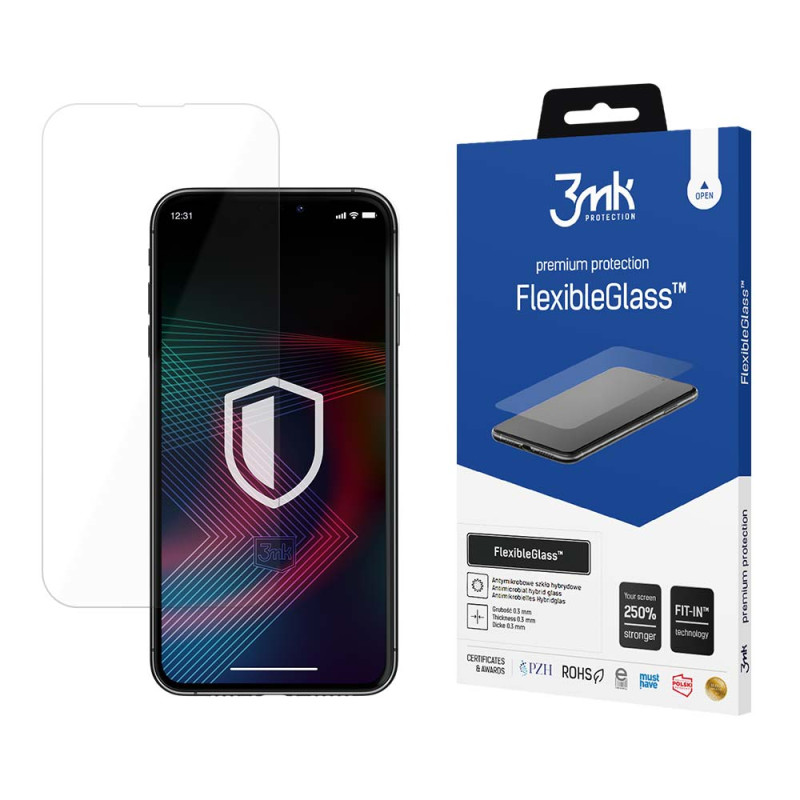 3mk FlexibleGlass™ hibridinis stiklas, skirtas iPhone 14 Plus / iPhone 14 Pro Max