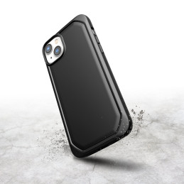 Raptic X-Doria Slim Case iPhone 14 dėklas, galinis dangtelis, juodas