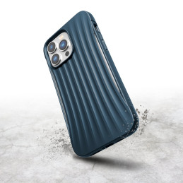 Raptic X-Doria Clutch Case iPhone 14 Pro mėlynas galinis dangtelis