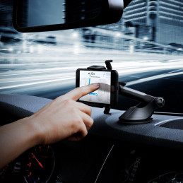 Spigen TS35 telefono laikiklis automobilio kabinai - juodas