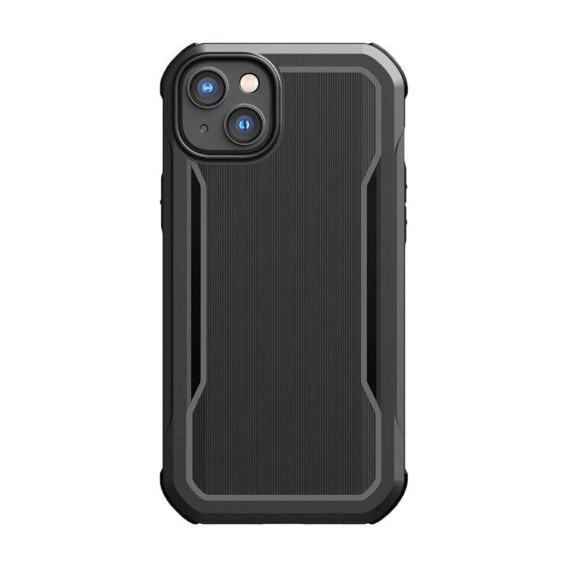 Raptic X-Doria Fort Case iPhone 14 Plus dėklas su MagSafe šarvuotu dangteliu juodu