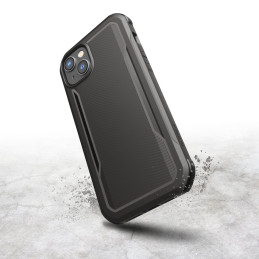 Raptic X-Doria Fort Case iPhone 14 Plus dėklas su MagSafe šarvuotu dangteliu juodu