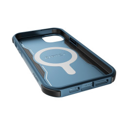 Raptic X-Doria Fort Case iPhone 14 Plus dėklas su MagSafe šarvuotu dangteliu mėlynos spalvos