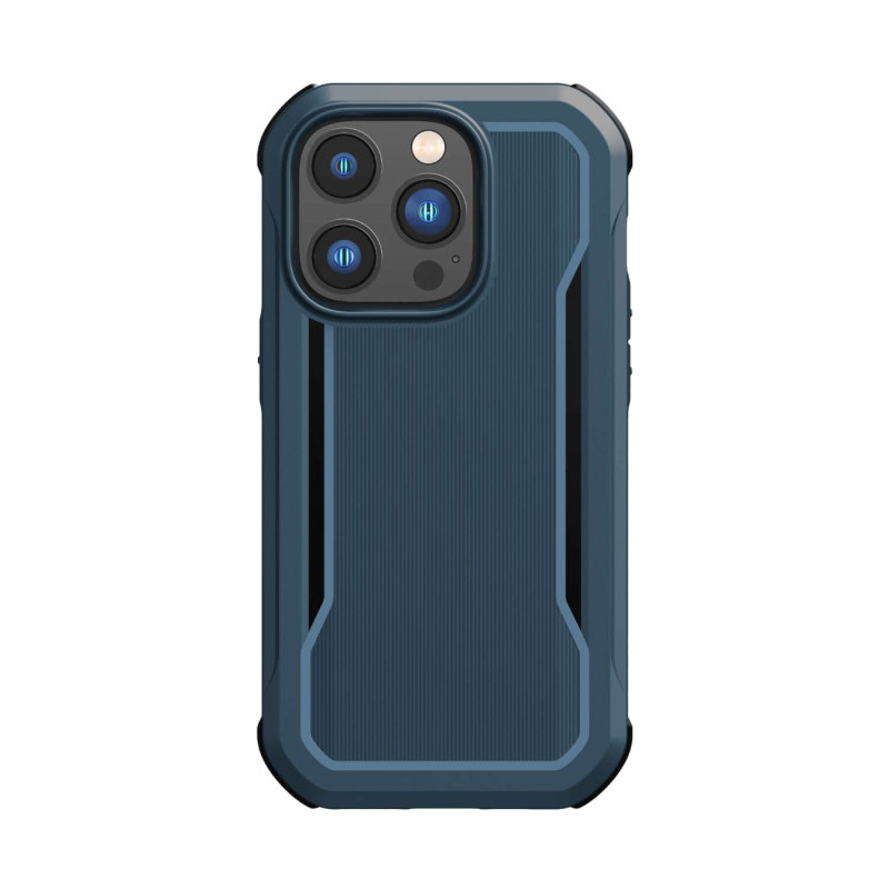 Raptic X-Doria Fort Case iPhone 14 Pro dėklas su MagSafe šarvuotu dangteliu mėlynos spalvos