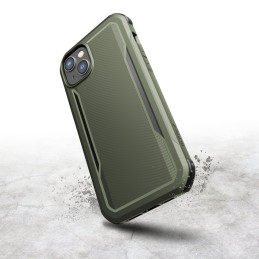 Raptic X-Doria Fort Case iPhone 14 Pro Max dėklas su MagSafe šarvuotu dangteliu žalios spalvos