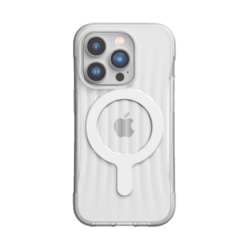 Raptic X-Doria Clutch Built Case iPhone 14 Pro dėklas su skaidriu MagSafe galiniu dangteliu