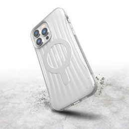 „Raptic X-Doria Clutch“ dėklas, skirtas „iPhone 14 Pro Max“, su skaidriu „MagSafe“ galiniu dangteliu