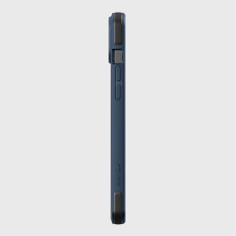 Raptic X-Doria Secure Case iPhone 14 dėklas su MagSafe šarvuotu dangteliu mėlynos spalvos