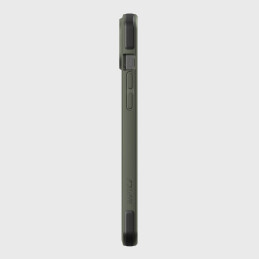 Raptic X-Doria Secure Case iPhone 14 dėklas su MagSafe šarvuotu dangteliu žalios spalvos