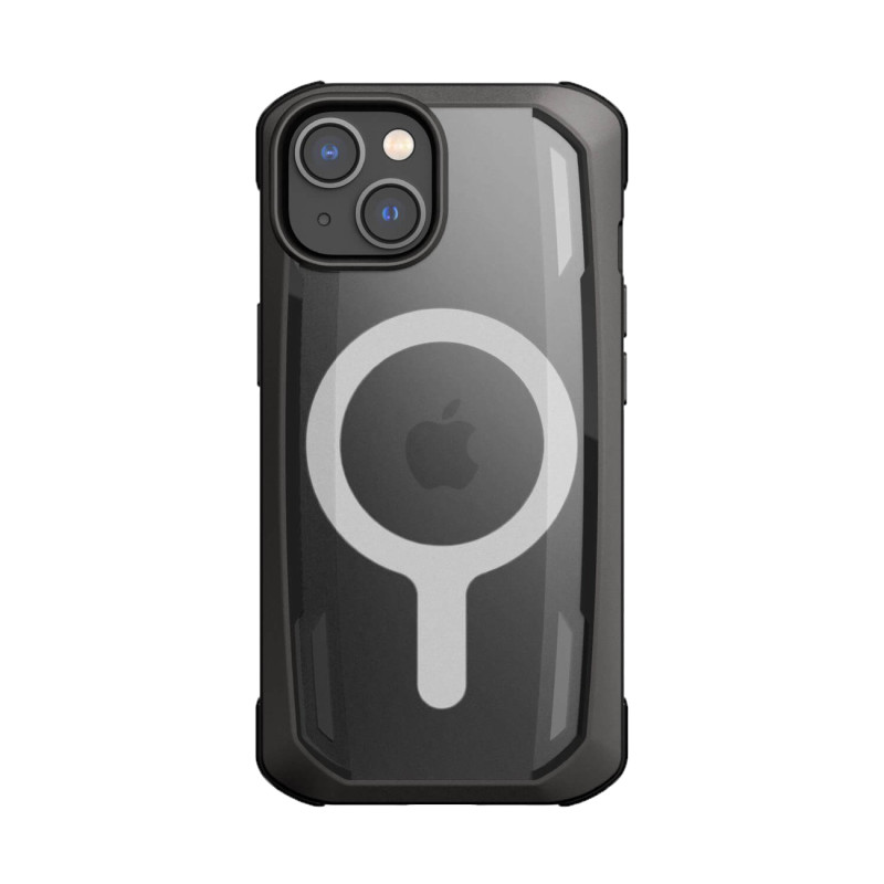 Raptic X-Doria Secure Case iPhone 14 Plus su MagSafe šarvuotu dangteliu juodu