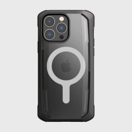 Raptic X-Doria Secure Case iPhone 14 Pro dėklas su MagSafe šarvuotu dangteliu juodu