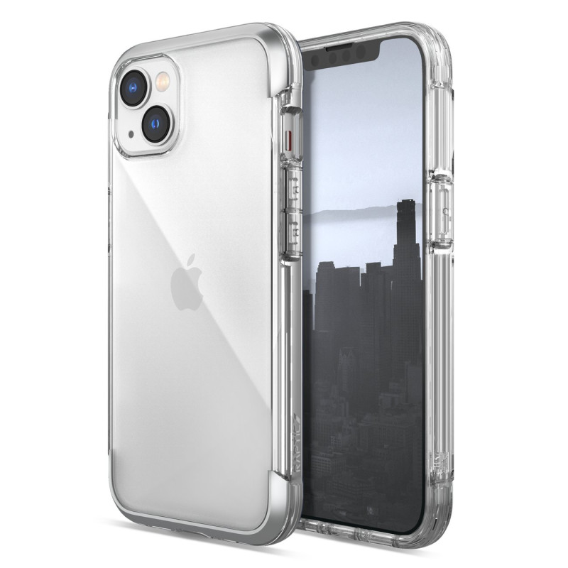 Raptic X-Doria Air Case iPhone 14 Plus šarvuotas sidabrinis dangtelis