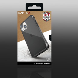 Raptic X-Doria Air Case iPhone 14 Plus, šarvuotas dangtelis, pilkas