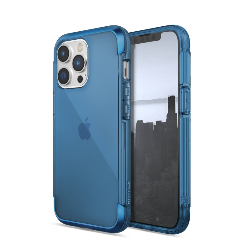 Raptic X-Doria Air Case iPhone 14 Pro Max šarvuotas dangtelis mėlynas