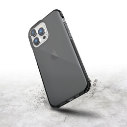 Raptic X-Doria Clear Case iPhone 14 Pro Max šarvuotas dangtelis juodas