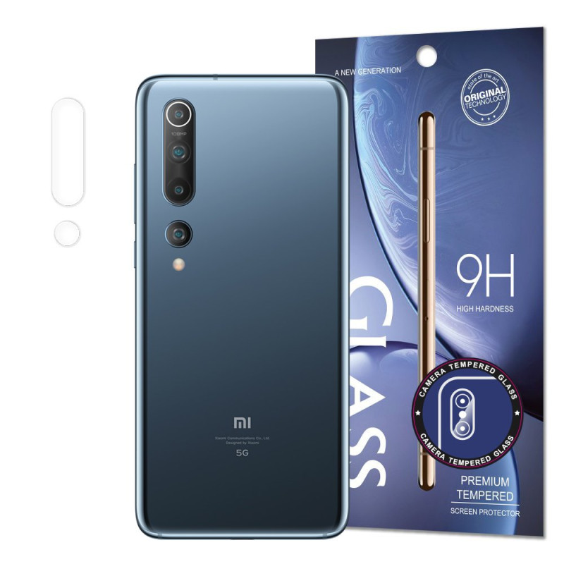 Camera Tempered Glass 9H grūdintas stiklas skirtas Xiaomi Mi 10 kamerai (pakuotė – vokas)