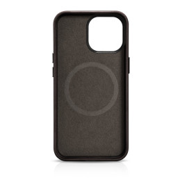 iCarer Oil Wax Premium Leather Case magnetinis odinis dėklas, skirtas iPhone 14 Pro Max su MagSafe ruda spalva (WMI14220...