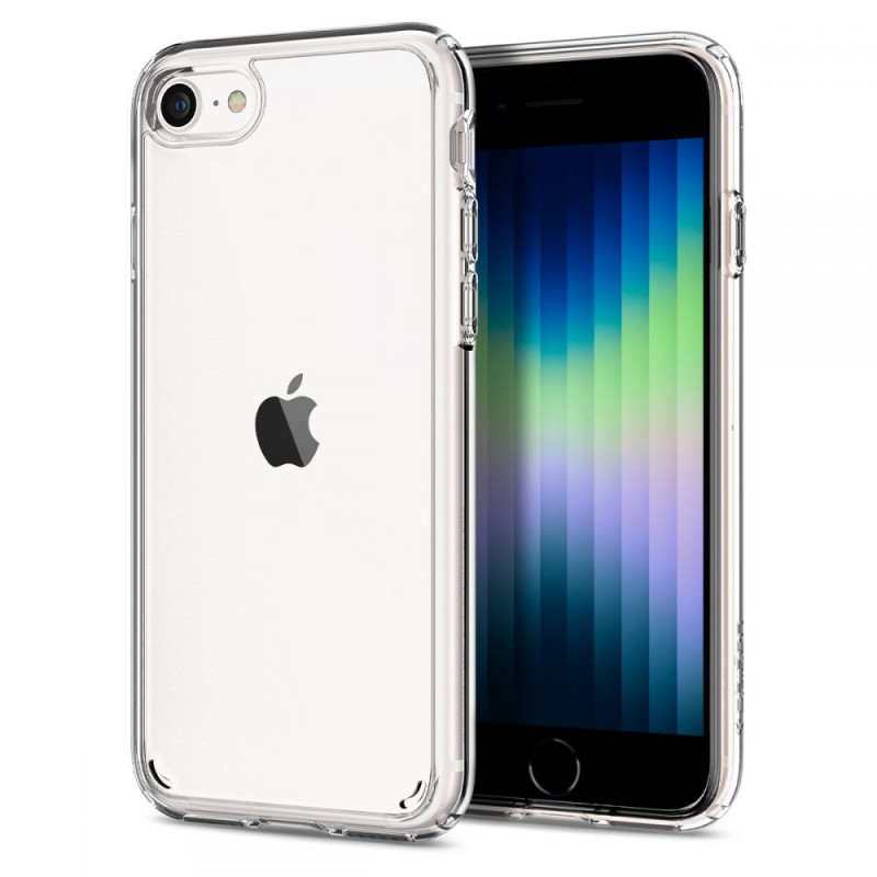 Spigen Ultra Hybrid dėklas, skirtas iPhone 7 / 8 / SE 2020 / SE 2022 - skaidrus