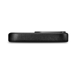 iCarer Case Odinis natūralios odos dėklas, skirtas iPhone 14 Pro Max juodas (WMI14220708-BK) (suderinamas su MagSafe)