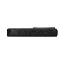 iCarer Litchi Premium Leather Case magnetinis odinis dėklas iPhone 14 Plus su MagSafe juodu (WMI14220711-BK)