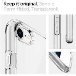 Spigen Ultra Hybrid dėklas, skirtas iPhone 7 / 8 / SE 2020 / SE 2022 - skaidrus