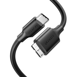 Ugreen kabelis USB Type C - micro USB Type B SuperSpeed 3.0 1m juodas (US312 20103)