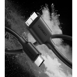 Ugreen kabelis USB Type C - micro USB Type B SuperSpeed 3.0 1m juodas (US312 20103)
