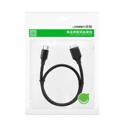 Ugreen kabelis USB Type C - micro USB Type B SuperSpeed 3.0 1m juodas (US312 20103)