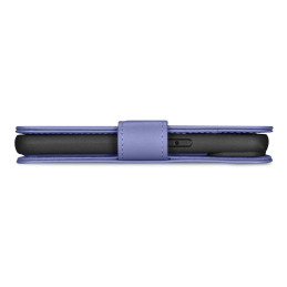 „iCarer Wallet Case 2in1 iPhone 14 Pro Case“ odinis atverčiamas dangtelis nuo RFID šviesiai violetinis (WMI14220726-LP)