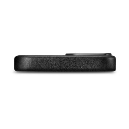 iCarer Case Odinis natūralios odos dėklas iPhone 14 Plus juodas (suderinamas su MagSafe)