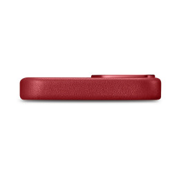 iCarer Case Odinis dangtelis iš natūralios odos skirtas iPhone 14 Plus raudonas (suderinamas su MagSafe)