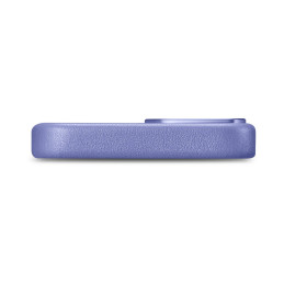 iCarer Case Odinis natūralios odos dėklas, skirtas iPhone 14 Plus šviesiai violetinis (suderinamas su MagSafe)