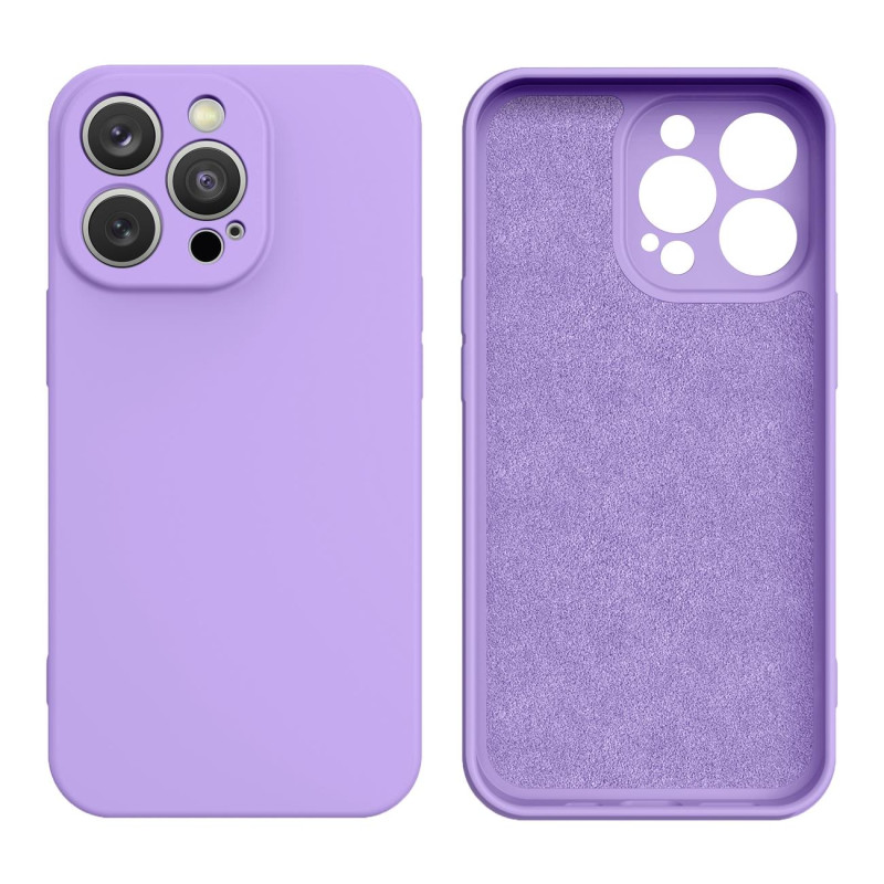 Silikono dėklas iPhone 14 Plus, silikoninis dangtelis, violetinė