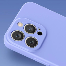 Silikoninis dėklas Xiaomi Redmi Note 11 Pro 5G / 11 Pro / 11E Pro silikoninis dangtelis šviesiai mėlynas