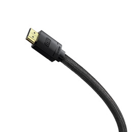 „Baseus“ didelės raiškos serijos HDMI 2.1 8K 1,5 m laidas – juodas