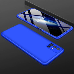 GKK 360 Protection Case dėklas visam Samsung Galaxy M51 mėlynos spalvos priekiniam ir galiniam dangteliui