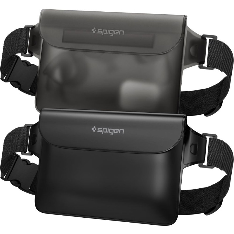 Spigen Aqua Shield A620 vandeniui atsparus klubinis krepšys IPX8 - juodas 2 vnt.