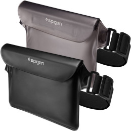 Spigen Aqua Shield A620 vandeniui atsparus klubinis krepšys IPX8 - juodas 2 vnt.