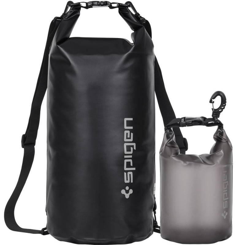 Spigen Aqua Shield A630 maišelis, atsparus vandeniui 20 l + maišelis 2 l - juodas